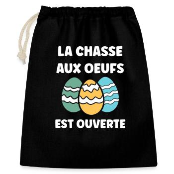 Easter egg hunt - Gift Bag 40 x 50 cm - black - Front