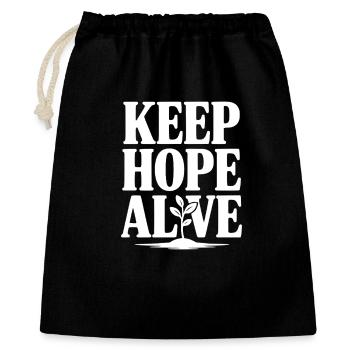 Keep Hope Alive - Gift Bag 40 x 50 cm - black - Front
