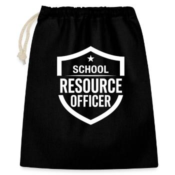 School Resource Officer Sro Campus Officer School - Geschenkbeutel aus Baumwolle (40 x 50 cm) - Schwarz - Vorne