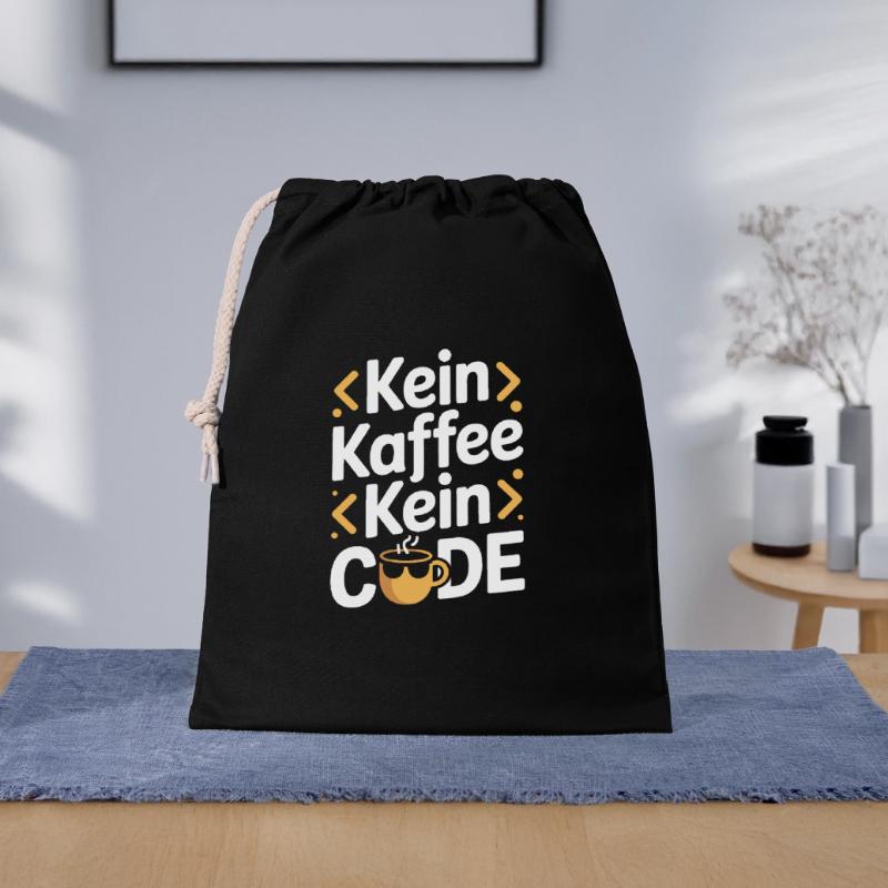 No Coffee No Code Programmeur Informaticien Sac cadeau 40 x 50 cm