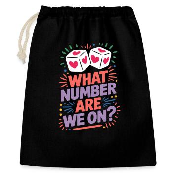 Arnaque, proverbes, jeu de dés, cadeau drôle d’arnaque, - Sac cadeau 40 x 50 cm - noir - Devant
