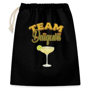 Équipe de cocktails de soirée de jeune fille Daiquiri - Sac cadeau 40 x 50 cm - noir - Devant