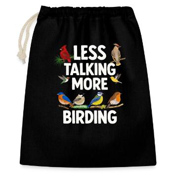 Bird Watching Birding Bird Watcher Bird Nerd - Gift Bag 40 x 50 cm - black - Front