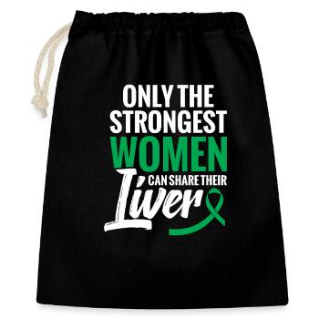  Liver Donor Transplant Surgery Recovery Liver - Gift Bag 40 x 50 cm - black - Front