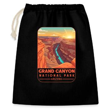 Parc national du Grand Canyon, Arizona - Sac cadeau 40 x 50 cm - noir - Devant
