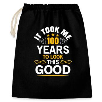 100 Years To Look This Good - Gift Bag 40 x 50 cm - black - Front