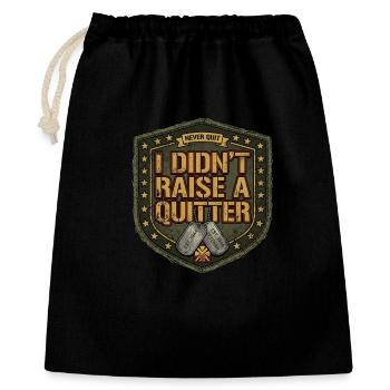 Camo Army Mama construit Militant robuste - Sac cadeau 40 x 50 cm - noir - Devant