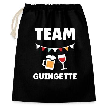Festive Guinguette Team - Gift Bag 40 x 50 cm - black - Front