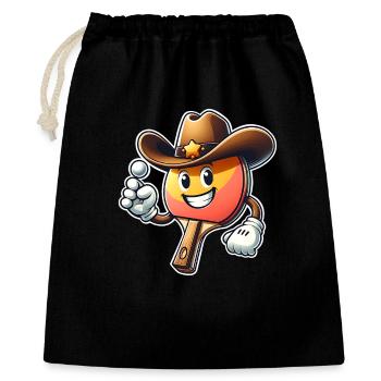 Ping-pong - Sac cadeau 40 x 50 cm - noir - Devant