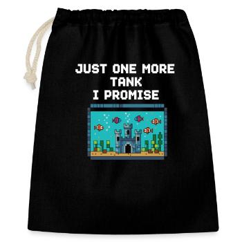 Diction du joueur d’aquarium - Sac cadeau 40 x 50 cm - noir - Devant