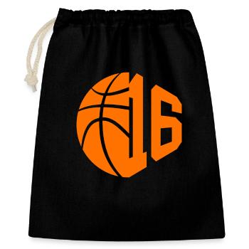 NUMBER 16 BASKETBALL 16TH BIRTHDAY - Gift Bag 40 x 50 cm - black - Front