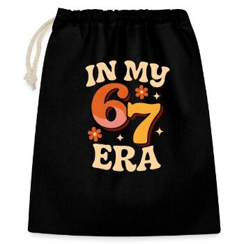 Dans mon mème d’humour italien de la pourriture cervementale de l’ère 67 des Six Sept - Sac cadeau 40 x 50 cm - noir - Devant