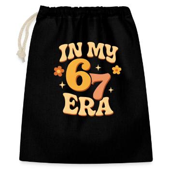 Dans mon mème d’humour italien de la pourriture cervementale de l’ère 67 des Six Sept - Sac cadeau 40 x 50 cm - noir - Devant