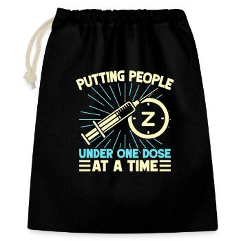 Anesthesiologist Putting People One Dose - Gift Bag 40 x 50 cm - black - Front
