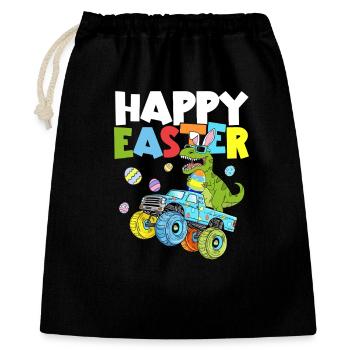 Dino Easter Monster Truck - Gift Bag 40 x 50 cm - black - Front