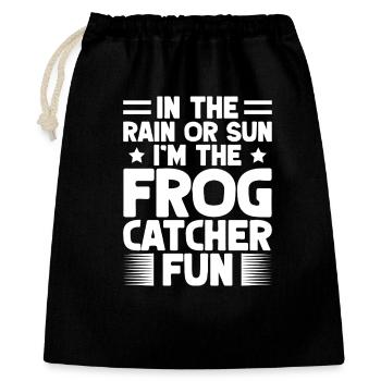 Rainette de la pluie ou de la grenouille - Sac cadeau 40 x 50 cm - noir - Devant