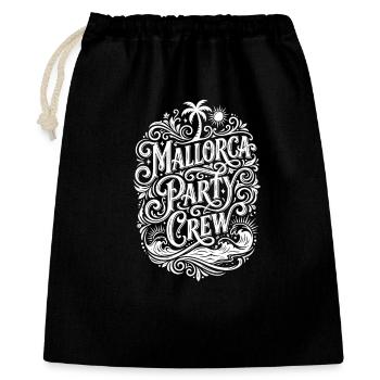 Mallorca Party Crew Saying Malle - Gift Bag 40 x 50 cm - black - Front