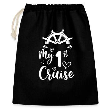 My 1st Cruise - Gift Bag 40 x 50 cm - black - Front