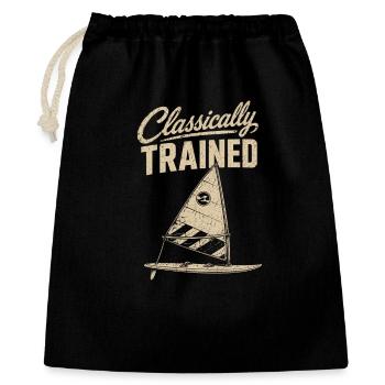 Classically Trained Sailor Tee - Geschenkbeutel aus Baumwolle (40 x 50 cm) - Schwarz - Vorne