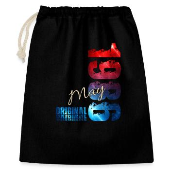 Cadeau du 40e anniversaire Mari Original mai 1986 - Sac cadeau 40 x 50 cm - noir - Devant