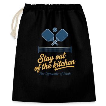 Pickleball Player Love Pickleball Stay Out Of The - Gift Bag 40 x 50 cm - black - Front