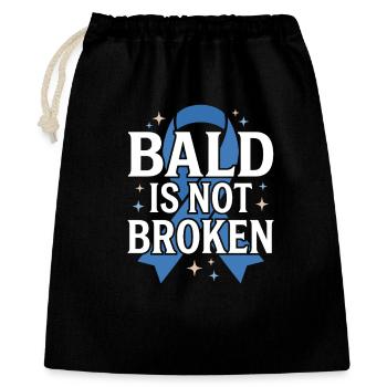 Alopecia Awareness Alopecia Areata Hair Loss - Gift Bag 40 x 50 cm - black - Front