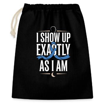 Alopecia Awareness Alopecia Areata Hair Loss - Gift Bag 40 x 50 cm - black - Front