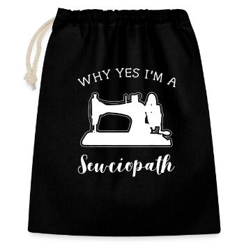 Why Yes I'm a Sexuopath - Sac cadeau 40 x 50 cm - noir - Devant