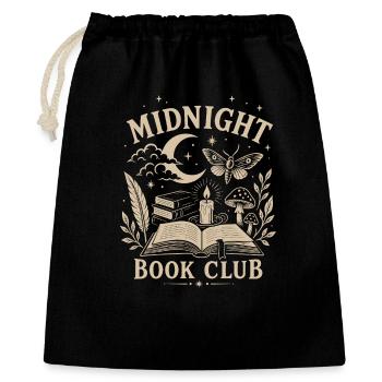 Midnight Book Club - Dark Academia Aesthetics - Gift Bag 40 x 50 cm - black - Front