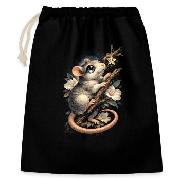 Rat de couleur Rat fantaisie Rat de la grande souris Rat domestique - Sac cadeau 40 x 50 cm - noir - Devant