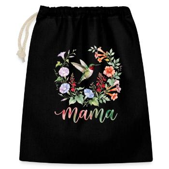 Ruby Throated Hummingbird Mama Mom - Gift Bag 40 x 50 cm - black - Front
