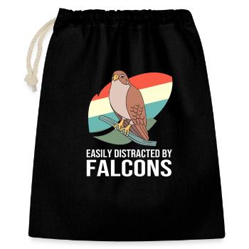 Fauconnerie Fauconnerie Faucon - Sac cadeau 40 x 50 cm - noir - Devant