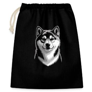 Husky - Gift Bag 40 x 50 cm - black - Front