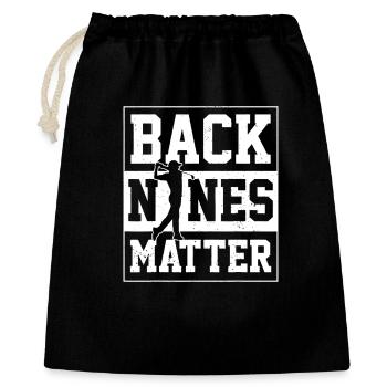 Backbones Matter - Gift Bag 40 x 50 cm - black - Front