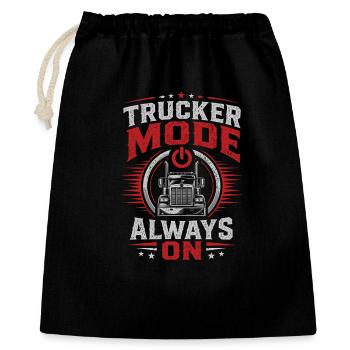 Camionneurs pour conducteurs de camions Chauffeurs professionnels de camions - Sac cadeau 40 x 50 cm - noir - Devant
