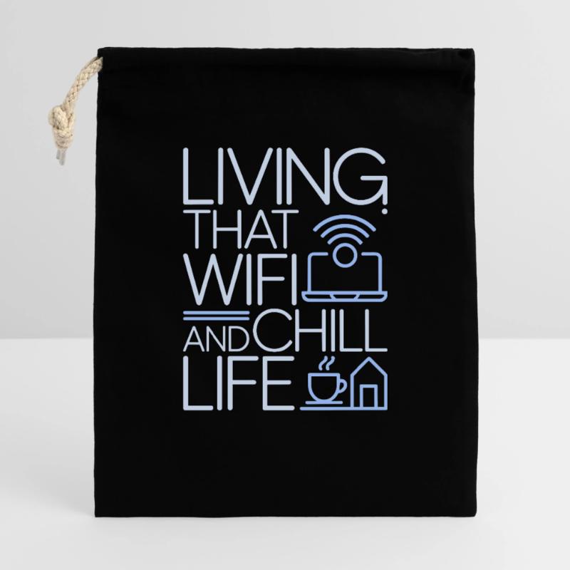 Remote Developer Living That WiFi Web Developer Gift Bag 40 x 50 cm
