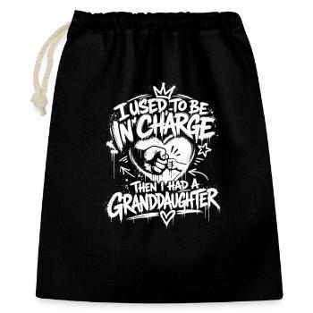 War Früher Chef Jetzt Großmutter - Gift Bag 40 x 50 cm - black - Front