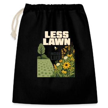 Less Lawn More Life Native Pollinator Garden - Gift Bag 40 x 50 cm - black - Front