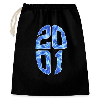 25 YEARS OLD 2001 25TH BIRTHDAY - Gift Bag 40 x 50 cm - black - Front