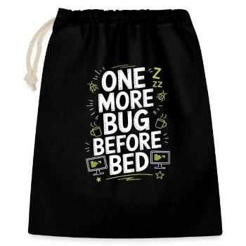 Game Developer One More Bug Before Game Programmer - Geschenkbeutel aus Baumwolle (40 x 50 cm) - Schwarz - Vorne