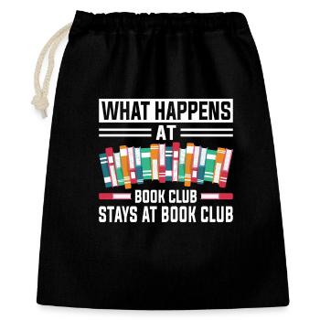 What Remains in the Book Club - Gift Bag 40 x 50 cm - black - Front