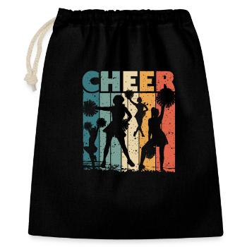 Cheerleading Sportives - Sac cadeau 40 x 50 cm - noir - Devant