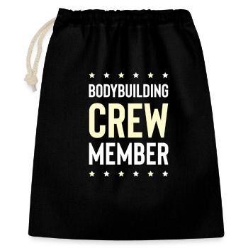 Équipe de culturisme - Sac cadeau 40 x 50 cm - noir - Devant
