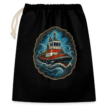 Tugboats Tugboats - Gift Bag 40 x 50 cm - black - Front