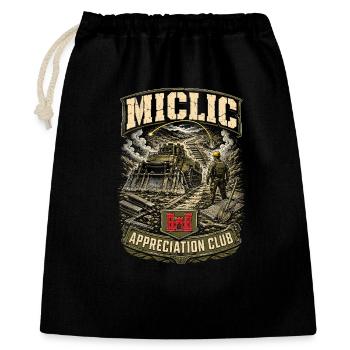 Mécanicien militaire - Sac cadeau 40 x 50 cm - noir - Devant