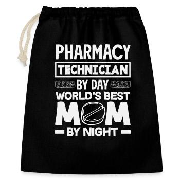Apotheker Pharmazeutisch-technischer - Geschenkbeutel aus Baumwolle (40 x 50 cm) - Schwarz - Vorne