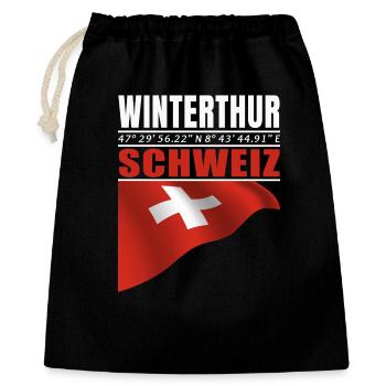 Winterthur - Gift Bag 40 x 50 cm - black - Front