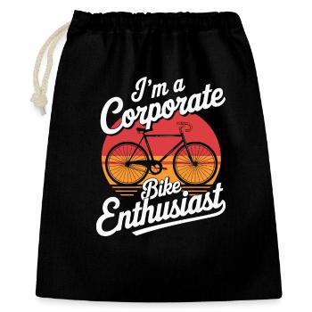 Corporate Bike Enthusiast - Gift Bag 40 x 50 cm - black - Front