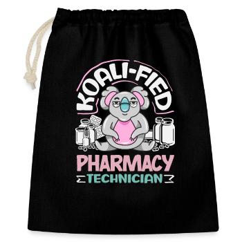 Apotheker Pharmazeutisch-technischer - Geschenkbeutel aus Baumwolle (40 x 50 cm) - Schwarz - Vorne
