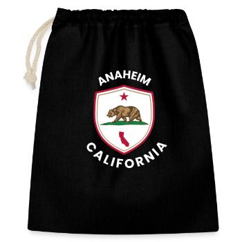 Anaheim California Bear Flag - Gift Bag 40 x 50 cm - black - Front
